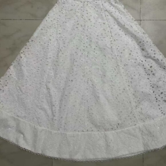 ZIMMERMAN Cutout quilted linen mini dress floral - Picture 5 of 8